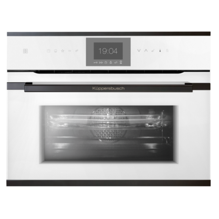 Компактный духовой шкаф с СВЧ Kuppersbusch CBM 6550.0 W2 Black Chrome