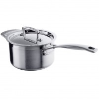 Ковш с крышкой и дополнительной ручкой 20 см, Le Creuset, 96200920001000, Сталь