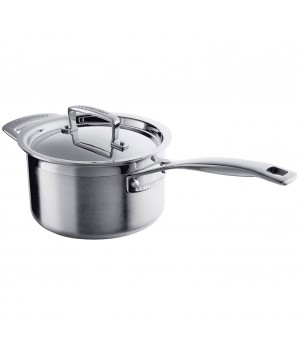 Ковш с крышкой и дополнительной ручкой 20 см, Le Creuset, 96200920001000, Сталь