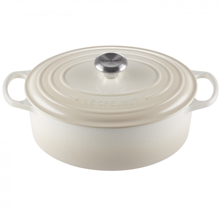 Утятница 29 см Меренга, стальная ручка, Le Creuset, 21178297164430, Чугун