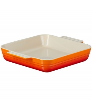 Блюдо квадратное Classic 23 см Огненная лава, Le Creuset, 71113230900001, Керамика