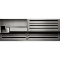 Вентиляционная решетка GAGGENAU из нерж. стали для RF413 с левым навесом.