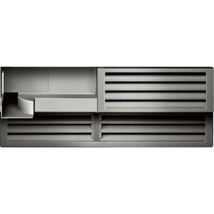 Вентиляционная решетка GAGGENAU из нерж. стали для RF413 с левым навесом.