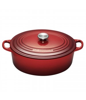 Утятница 31 см Вишня, стальная ручка , Le Creuset, 21178310602430, Чугун