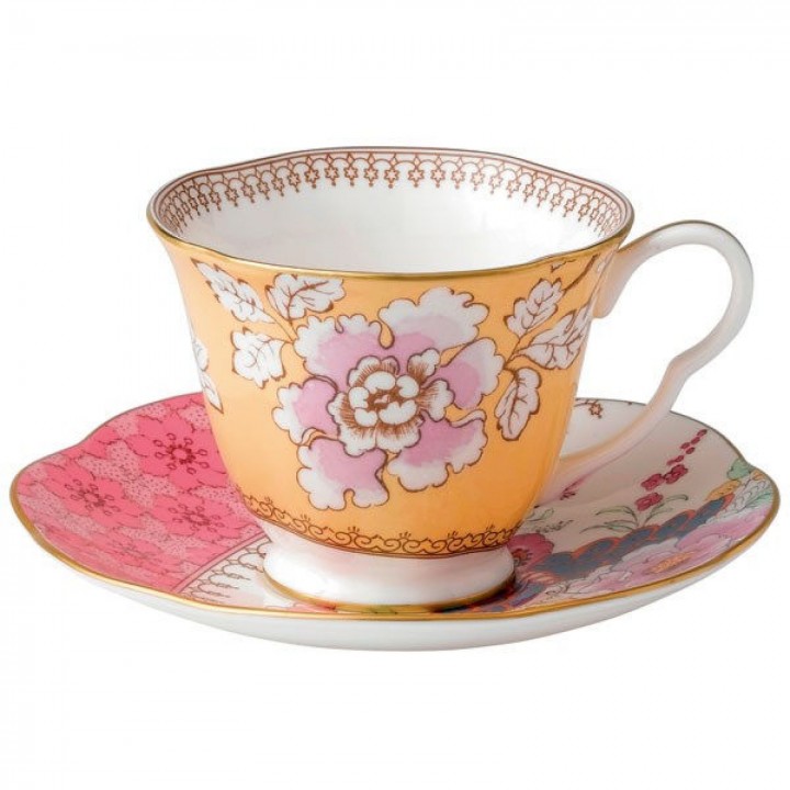 5C107800045 Чайная пара Цветочный букет, "Butterfly Bloom", Wedgwood