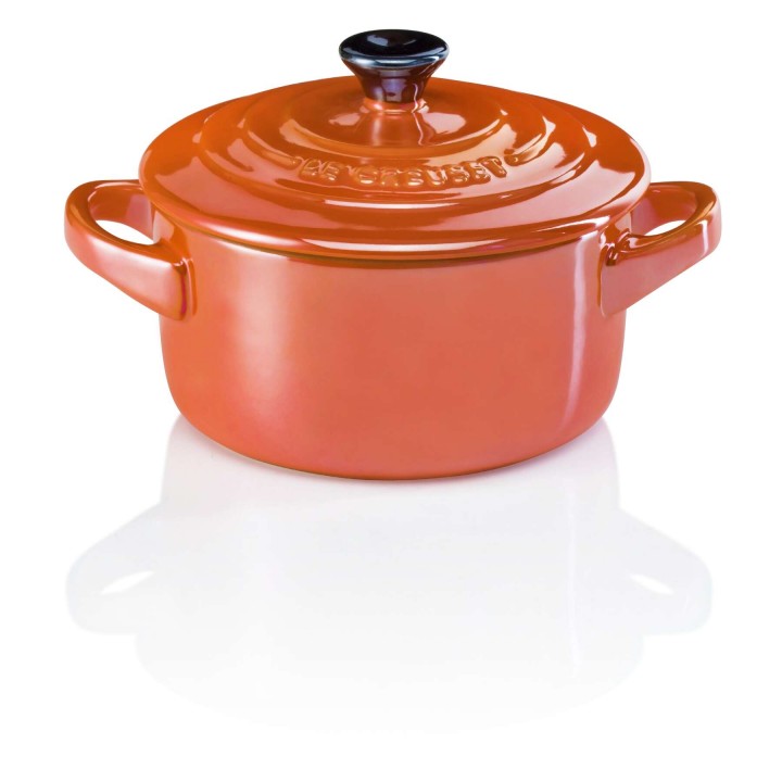 Кокотница 10 см Огненная лава металлик, Le Creuset, 61901107580034, Керамика