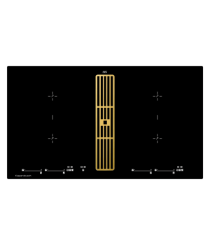 Индукционная варочная панель Kuppersbusch KMI 9800.0 SR Gold с вытяжкой
