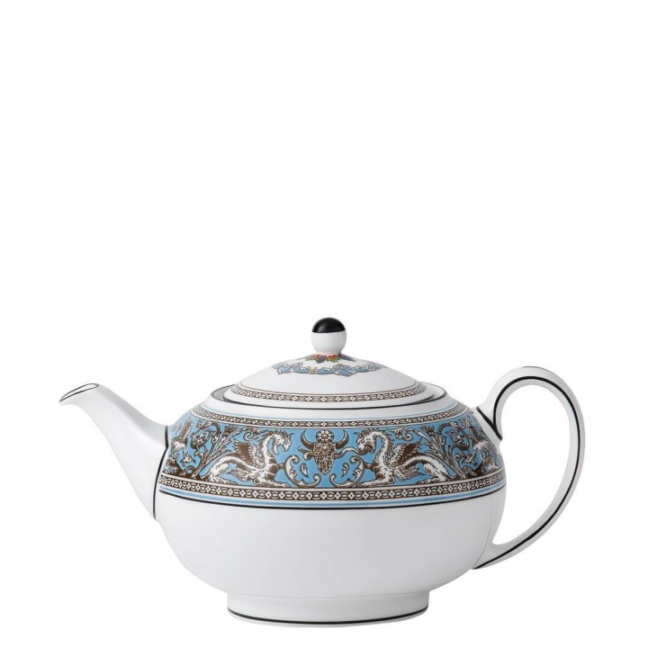 50102606091 Чайник, Florentine Turquoise, Wedgwood, фарфор