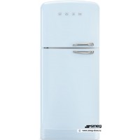 Smeg FAB50LPB - отдельностоящий двухдверный холодильник.