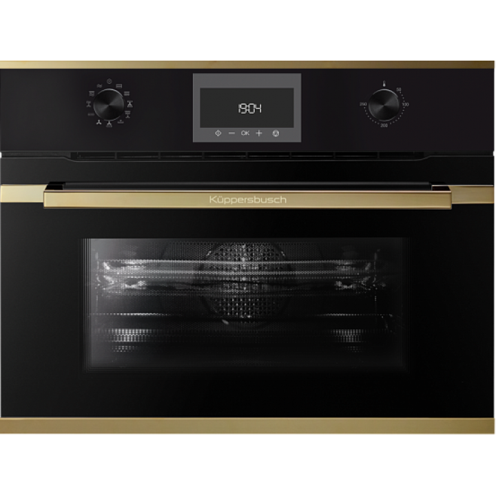 Компактный духовой шкаф с СВЧ Kuppersbusch CBM 6330.0 S4 Gold