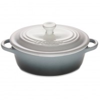 Кокотница овальная 12 см Омбре серый, Le Creuset, 61902126840003, Керамика