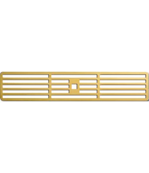 Декоративная решётка для варочных панелей Kuppersbusch ZUB 99092 Gold