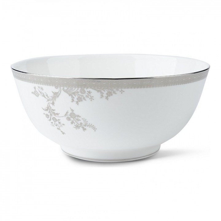 50127206135 Салатник "Vera Wang Lace Platinum", 25 см, Wedgwood