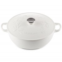 Казан 26 см Holly Хлопок, стальная ручка на крышке, Le Creuset, 21994264314460, Чугун