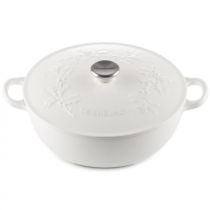 Казан 26 см Holly Хлопок, стальная ручка на крышке, Le Creuset, 21994264314460, Чугун