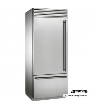 Smeg RF396LSIX - отдельно стоящий холодильник.