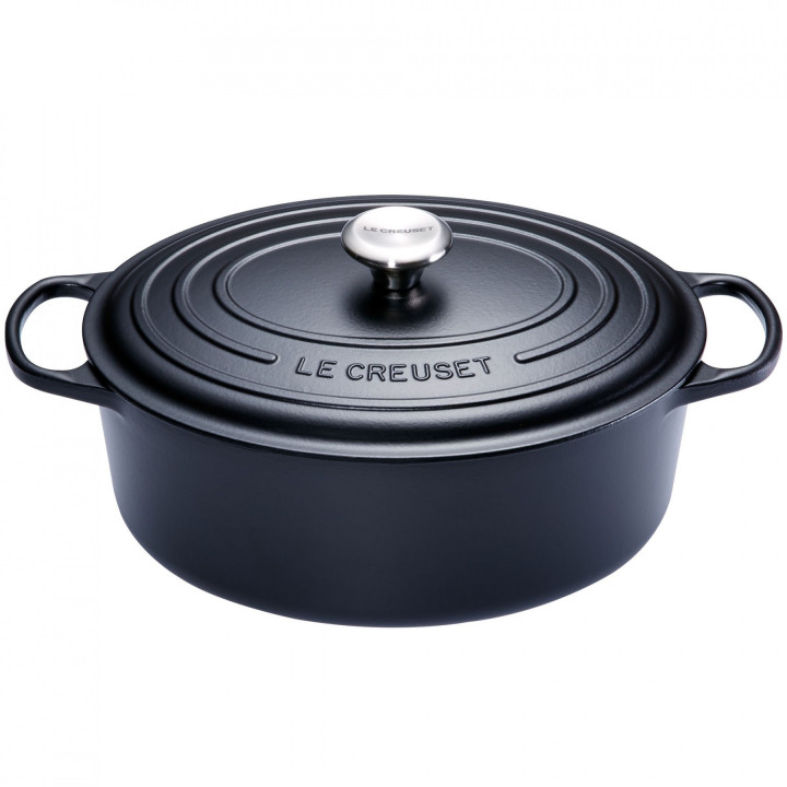 Утятница 31 см Чёрный, стальная ручка , Le Creuset, 21178310000430, Чугун