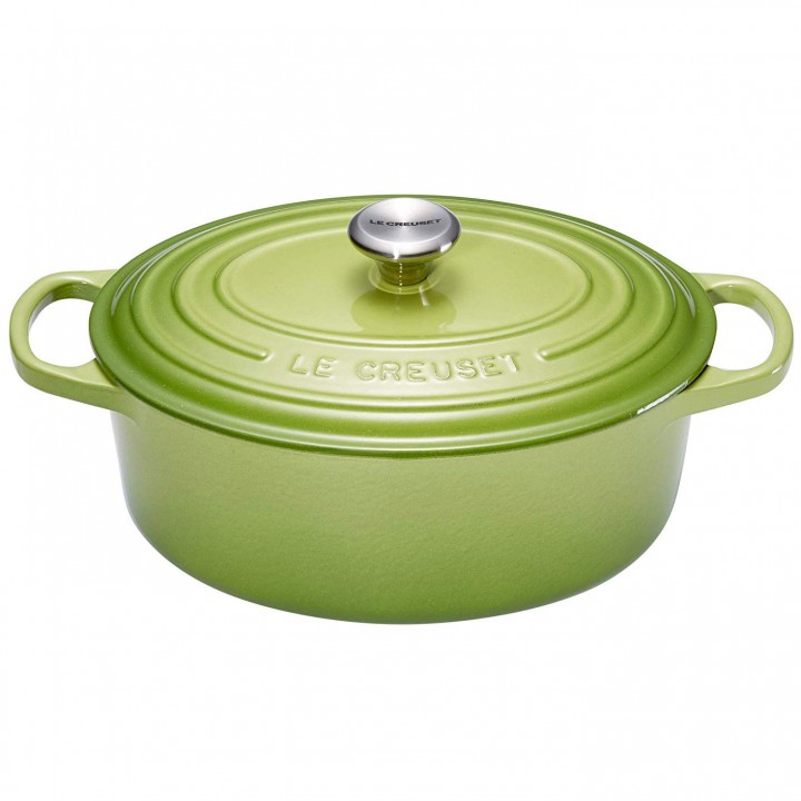 Утятница 29 см Пальмовый, стальная ручка , Le Creuset, 21178294262430, Чугун