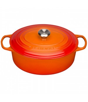 Утятница 27 см Огненная лава, стальная ручка , Le Creuset, 21178270902430, Чугун