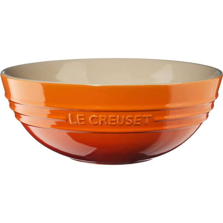 Миска многофункциональная 25 см Огненная лава, Le Creuset, 91013925090000, Керамика