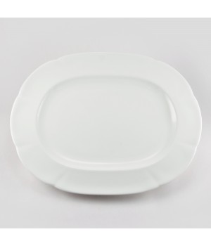 Блюдо овальное 32см "White" ROYAL BONE CHINA