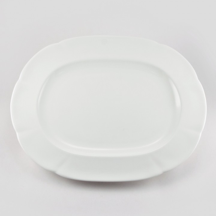 Блюдо овальное 32см "White" ROYAL BONE CHINA