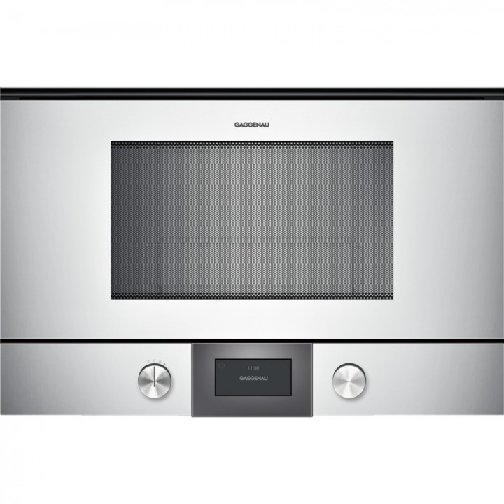 Встраиваемая СВЧ-печь GAGGENAU BMP224130 ширина 90 см, нержавеющая сталь