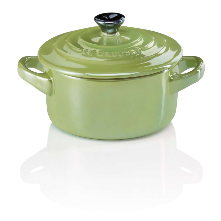 Кокотница 10 см Пальмовый металлик, Le Creuset, 61901107680034, Керамика