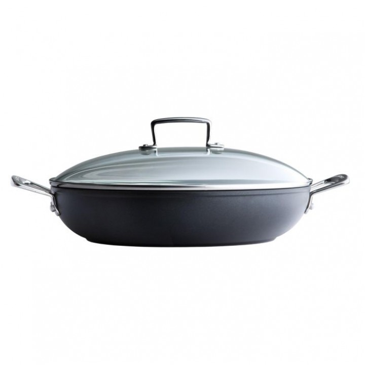 Кастрюля низкая со стеклянной крышкой 28 см, Le Creuset, 96200728000000, Кованый алюминий