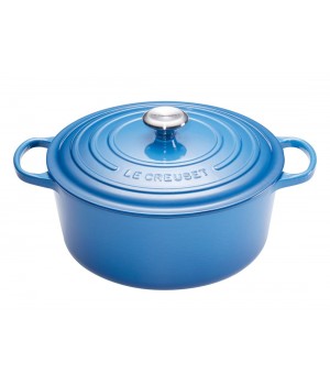 Кастрюля круглая 26 см Марсель, стальная ручка, Le Creuset, 21177262002430, Чугун