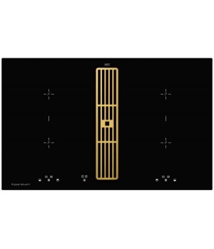 Индукционная варочная панель Kuppersbusch KMI 8500.0 SR Gold с вытяжкой