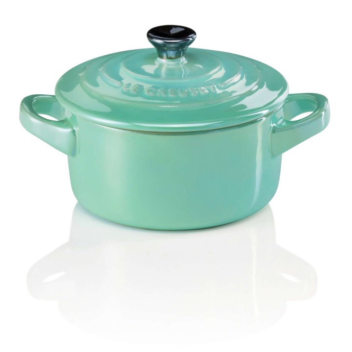 Кокотница 10 см Освежающая мята металлик, Le Creuset, 61901107640034, Керамика