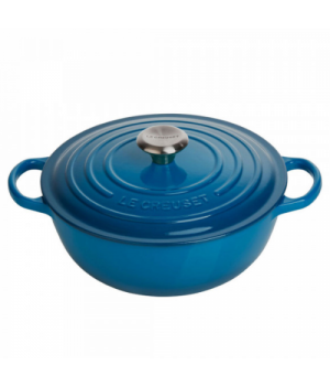 Казан 26 см Марсель, стальная ручка, чёрная эмаль, Le Creuset, 21114262000430, Чугун