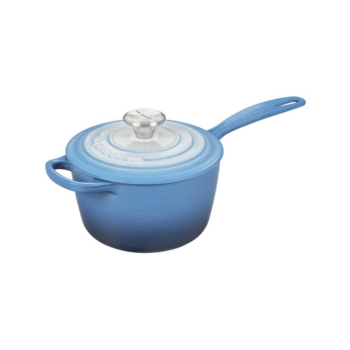 Ковш с чугунной ручкой 16 см Омбре голубой, Le Creuset, 21181166824430, Чугун