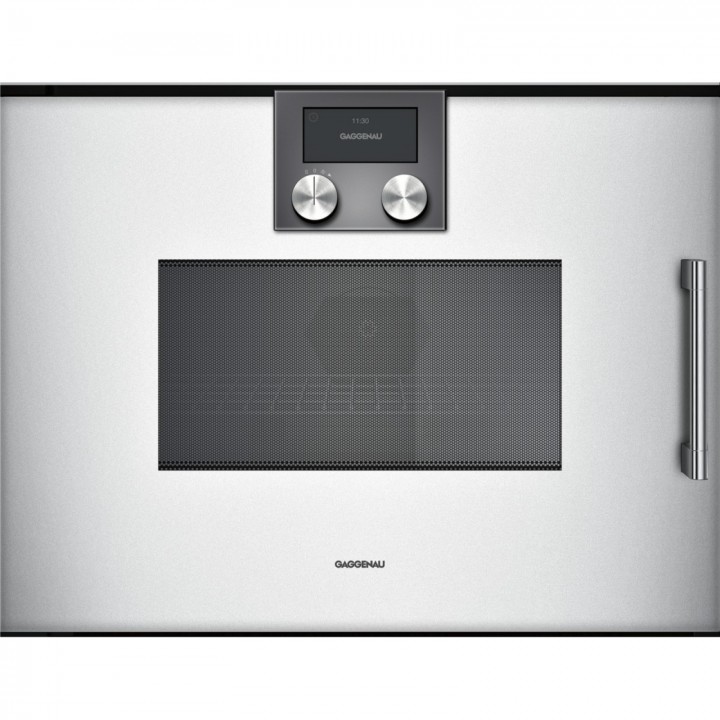 Встраиваемый электрический духовой шкаф GAGGENAU BMP251130 ширина 90 см, нержавеющая сталь