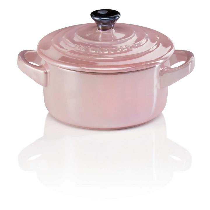 Кокотница 10 см Розовый шифон металлик, Le Creuset, 61901107610034, Керамика