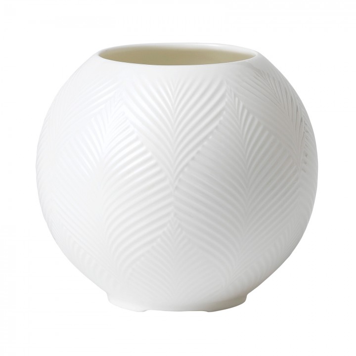 1050839 Ваза плоская, 10 см , White Folia, Wedgwood