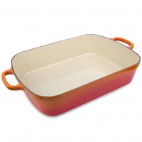 Жаровня 37 см Огненная лава, Le Creuset, 20184370902422, Чугун