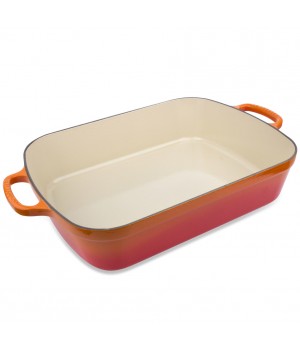 Жаровня 37 см Огненная лава, Le Creuset, 20184370902422, Чугун