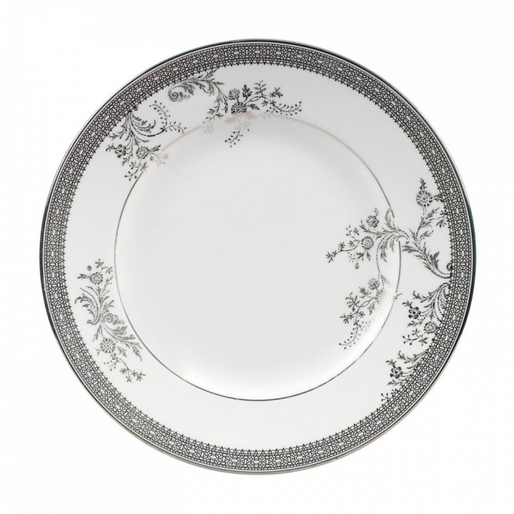 50127201006 Тарелка десертная "Vera Wang Lace Platinum", 20 см, Wedgwood