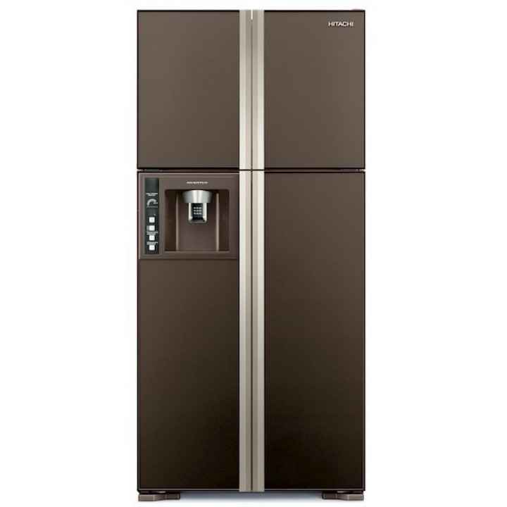 Холодильник Hitachi R-W722 FPU1X GBW коричневое стекло