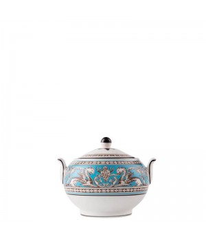 50102606034 Сахарница с крышкой, Florentine Turquoise, Wedgwood, фарфор