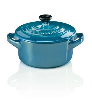 Кокотница 10 см Лазурь металлик, Le Creuset, 61901107660034, Керамика