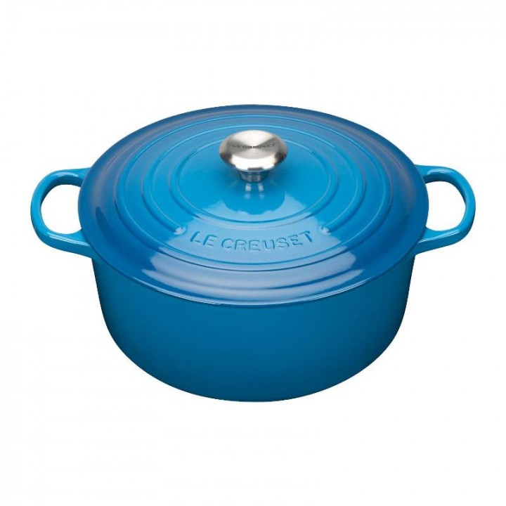 Кастрюля круглая 18 см Марсель, стальная ручка, Le Creuset, 21177182002430, Чугун