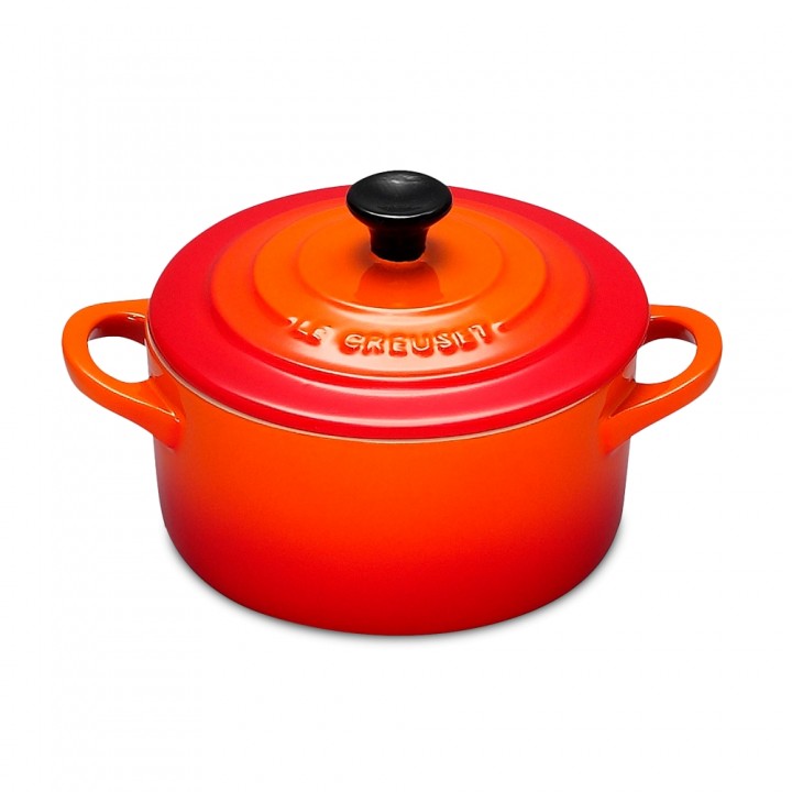 Кокотница 10 см Огненная лава, Le Creuset, 71901100900100, Керамика