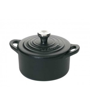 Le Creuset 21001100000461 Кокотница 10 см, 200 мл, чугун, цвет черный матовый