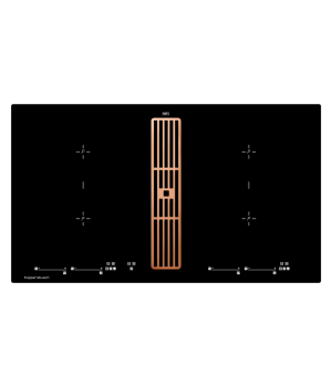 Индукционная варочная панель Kuppersbusch KMI 9800.0 SR Copper с вытяжкой
