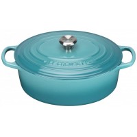 Утятница 27 см Бирюза, стальная ручка , Le Creuset, 21178271702430, Чугун