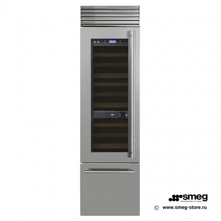 Smeg WF366LDX - винный холодильник отдельностоящий.