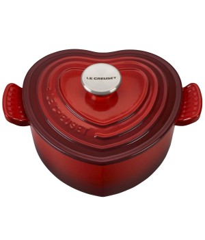 Кастрюля «Сердце» 20 см Вишня, Le Creuset, 25105020602460, Чугун